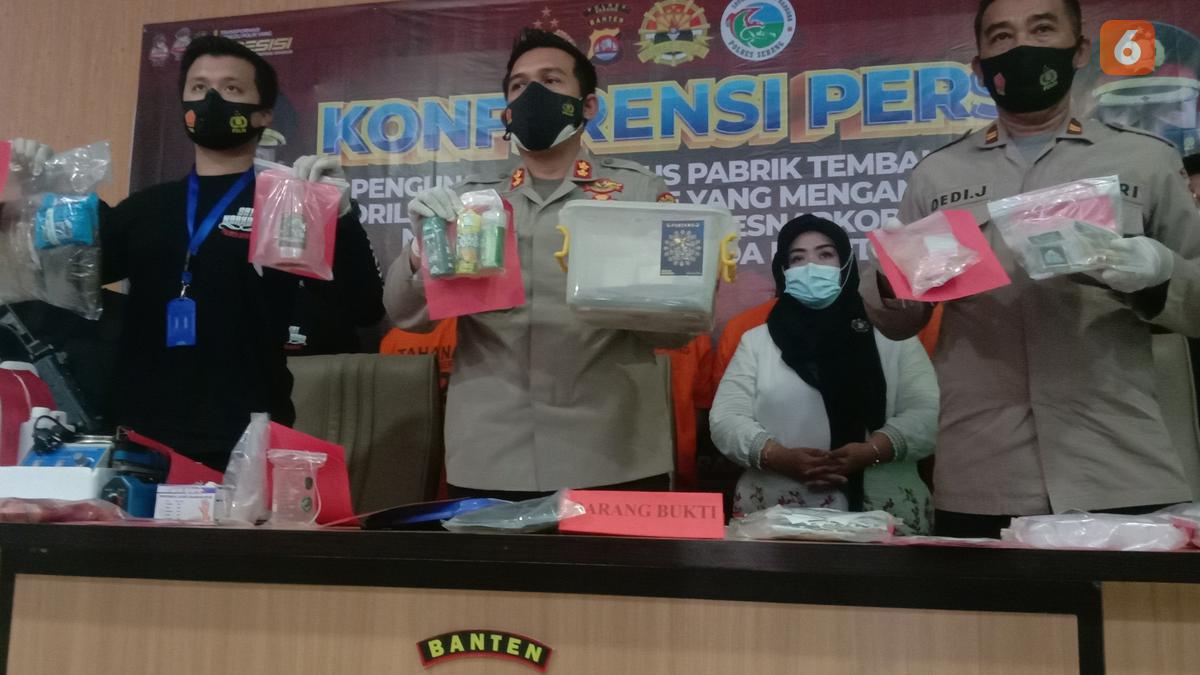 Polisi Gerebek Kosan di Serang Tempat Produksi Tembakau Gorilla